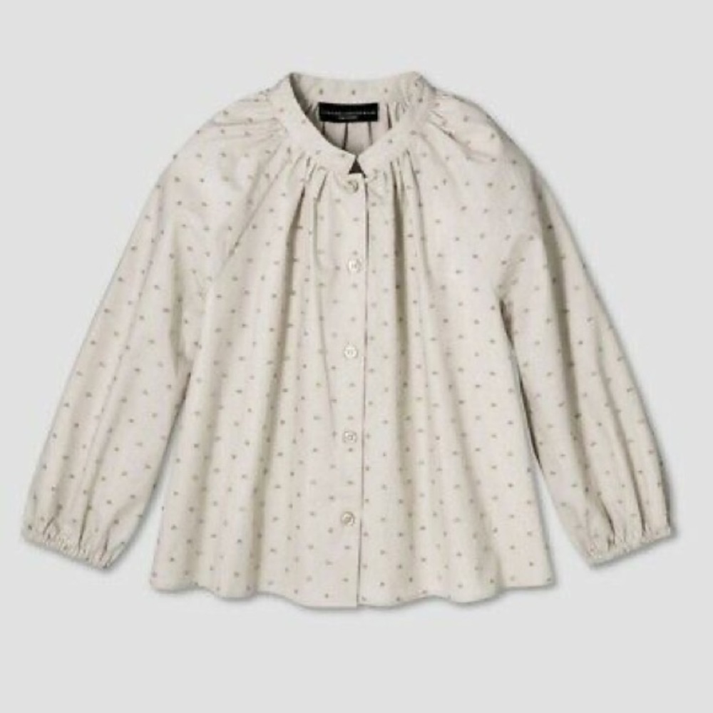Victoria Beckham sage long sleeve blouse